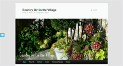 Desktop Screenshot of countrygirlinthevillage.com